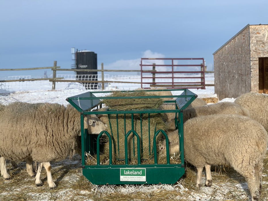Heavy-Duty Steel Goat Round Bale Feeder Built for Efficient Feeding and Long-Lasting Use