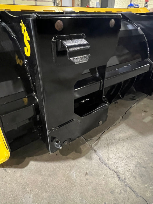 Compact Snow Pusher Attachment for Skid Steer & Compact Tractor