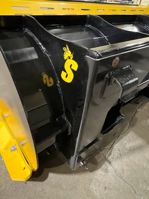 Compact Snow Pusher Attachment for Skid Steer & Compact Tractor