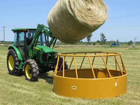 Bull Hay Feeder