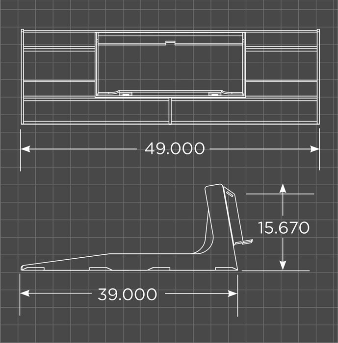 Heavy-duty Skid Steer Land Plane by Loflin Fabrication featuring precision cutting edges for efficient grading and land preparation.