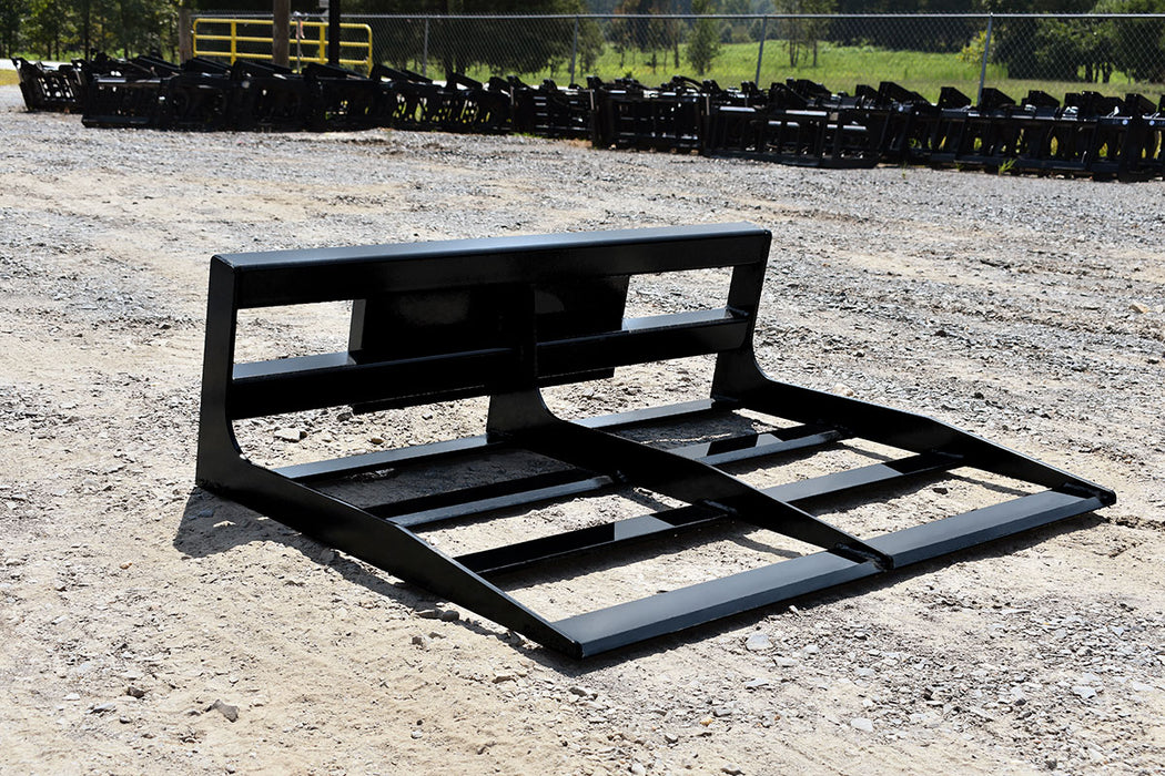 Loflin Mini Skid Steer Land Plane designed for leveling driveways, gravel, and soil with durable steel blades for smooth surfaces.