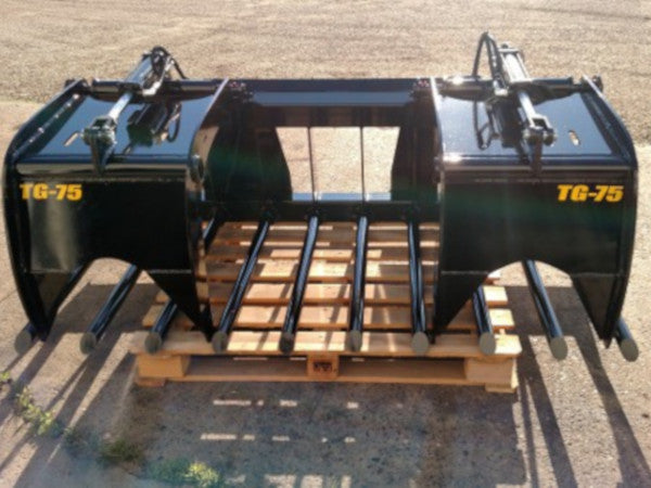 Stinger Manure Tine Grapple Bucket – Heavy-Duty Skid Steer Grapple