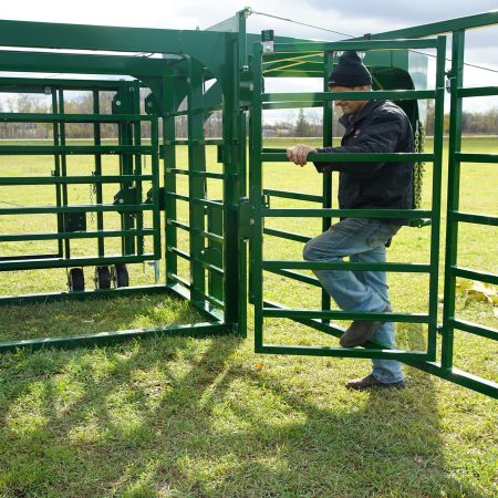 The Heeler Portable Corral