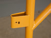 Close-up of Sioux Steel Z-Bar Feeder Panels showing reinforced frame and wide feeding openings for safe cattle access.